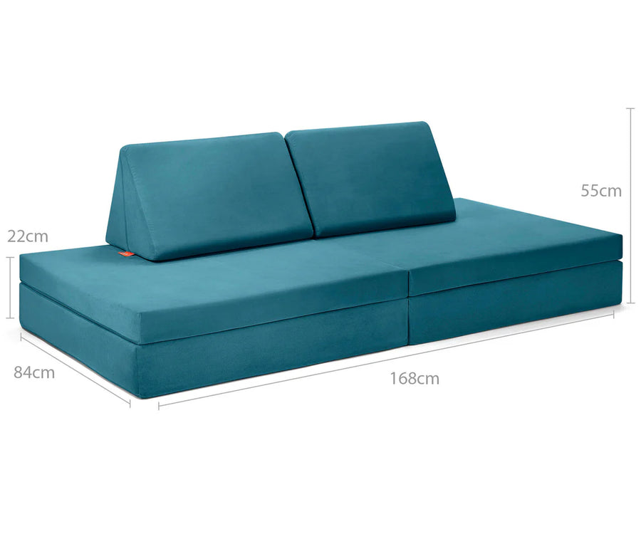 FUNZY Spielsofa Velours Funzy