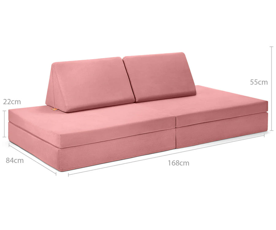 FUNZY Spielsofa Velours Funzy