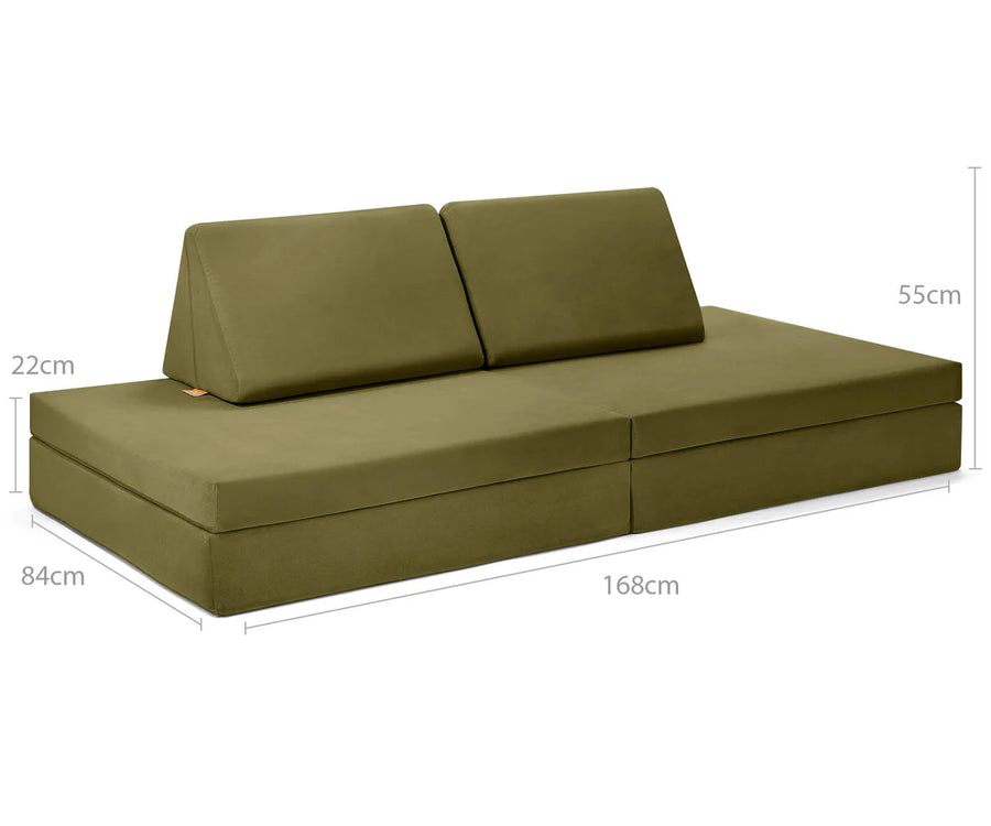 FUNZY Spielsofa Velours Funzy