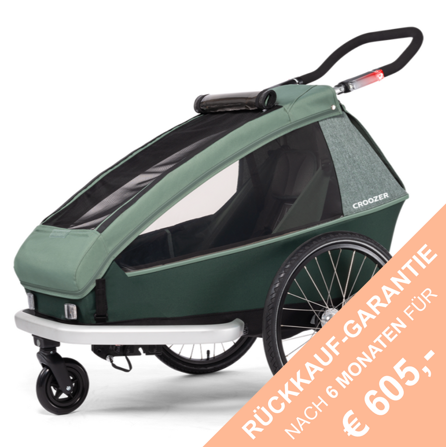 CROOZER Fahrradanhänger Kid Vaaya 1-Sitzer inkl. Jogger-Set