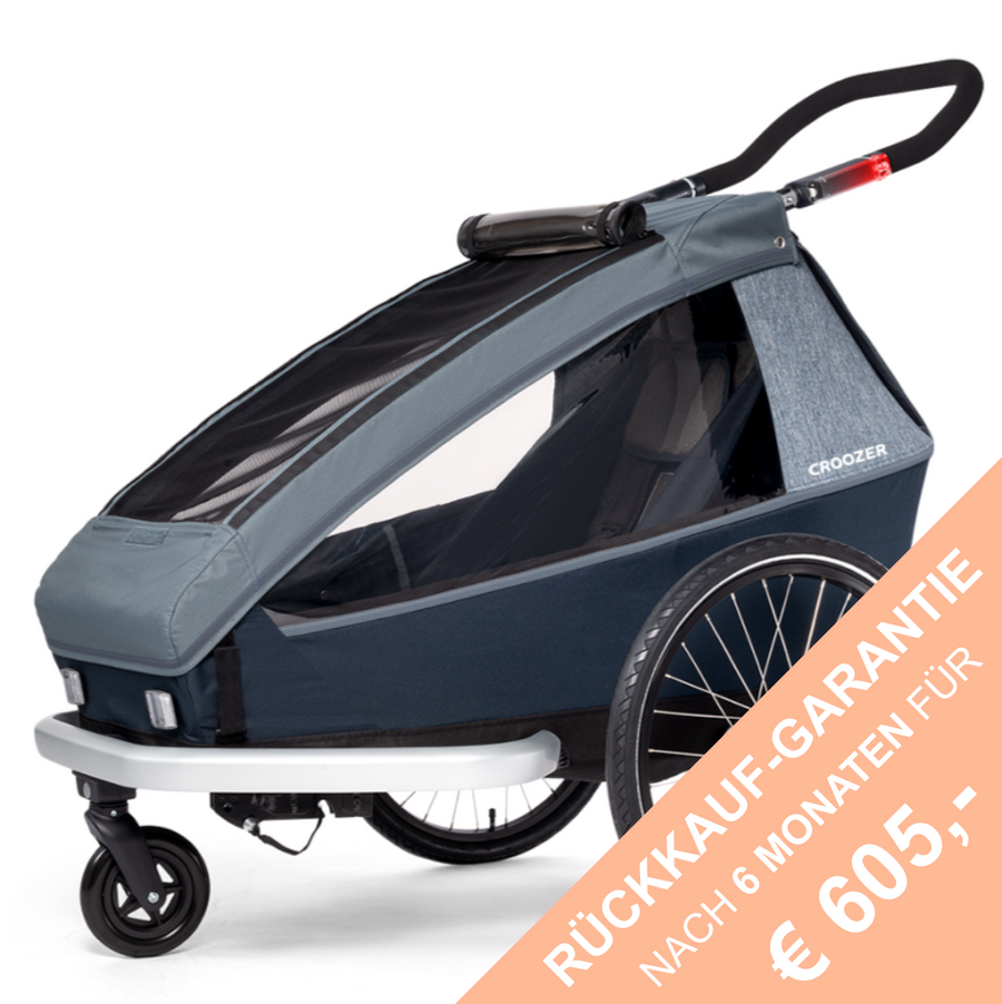 CROOZER Fahrradanhänger Kid Vaaya 1-Sitzer inkl. Jogger-Set